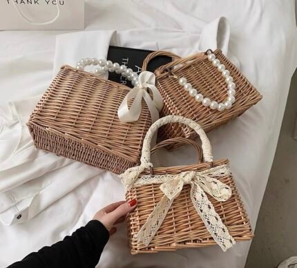 Hand-woven Rattan Bag